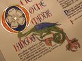 Rose scroll for Countess Ceinwen