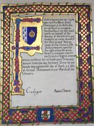 Award of Arms for Ameline Rossi