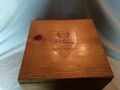 Wooden box for the Ancient and Honorable King's Crown